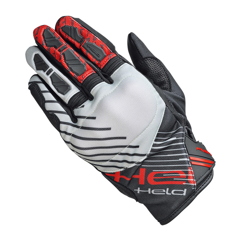 RĘKAWICE MOTOCYKLOWE HELD HAMADA 2 GREY BLACK