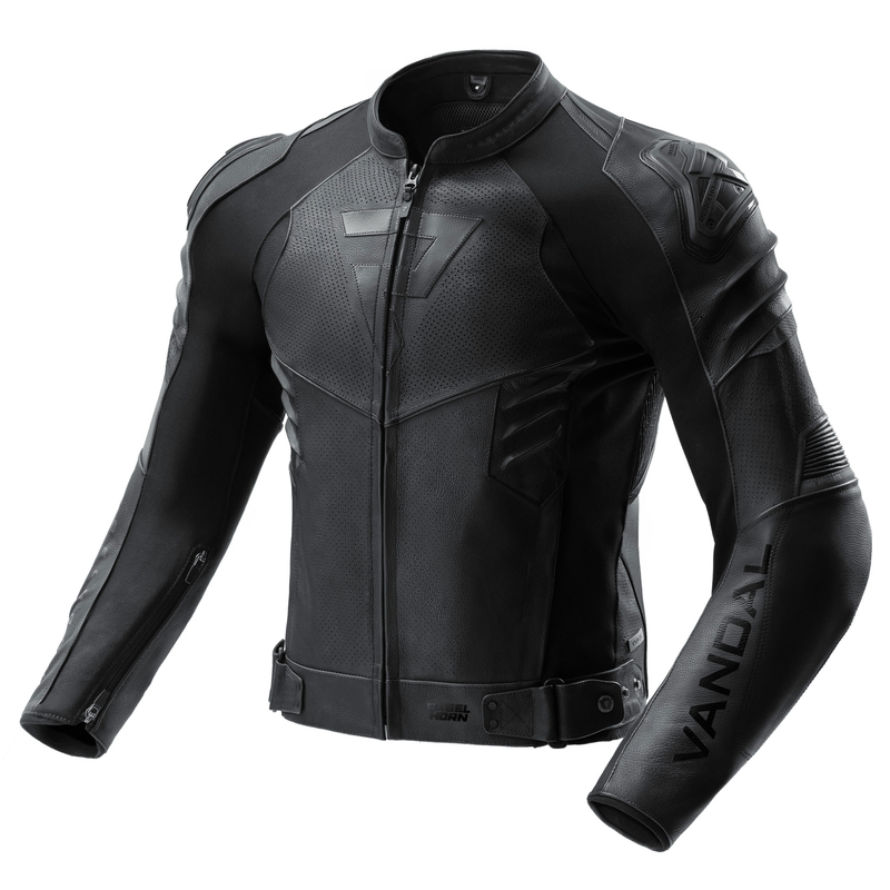 KURTKA MOTOCYKLOWA SKÓRZANA REBELHORN VANDAL 2 BLACK 58