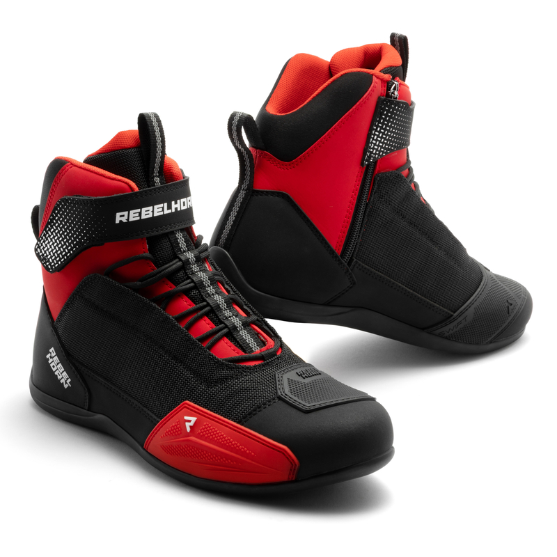 BUTY MOTOCYKLOWE REBELHORN SWIFT BLACK RED 43