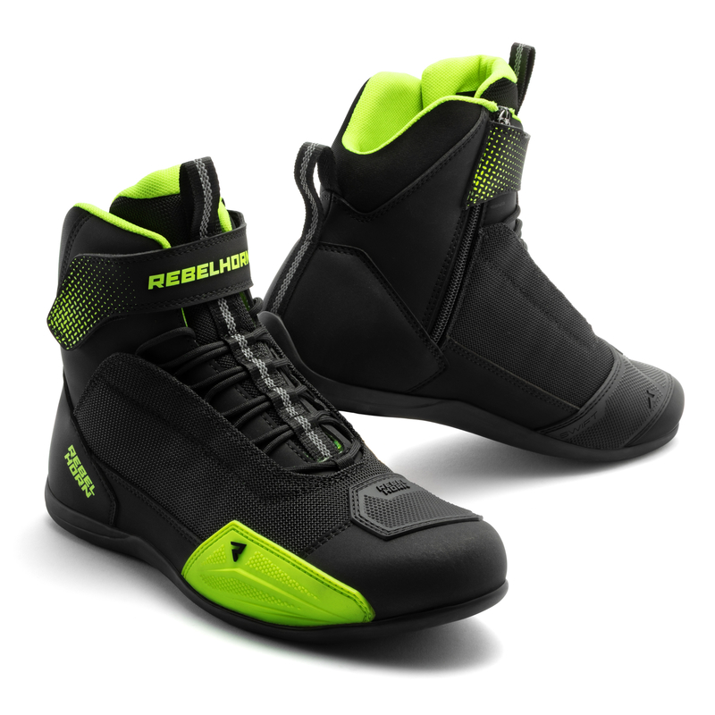 BUTY MOTOCYKLOWE REBELHORN SWIFT BLACK FLUO YELLOW 36