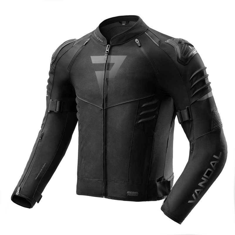 KURTKA MOTOCYKLOWA TEKSTYLNA REBELHORN VANDAL 2 BLACK 3XL