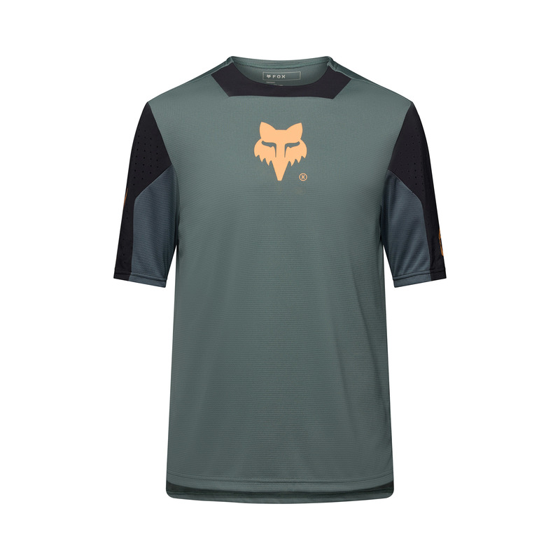 KOSZULKA ROWEROWA JUNIOR FOX DEFEND CREATION SAGE
