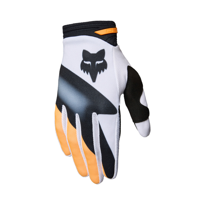 RĘKAWICE MOTOCYKLOWE JUNIOR FOX 180 NOBLE BLACK WHITE
