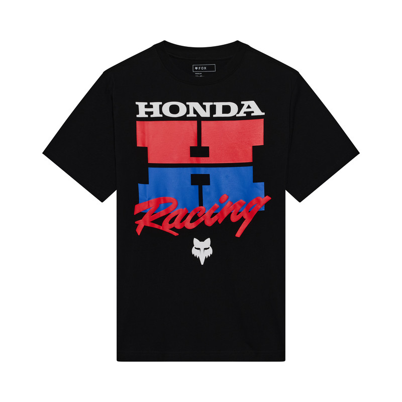 T-SHIRT FOX HONDA MIDWEIGHT BLACK