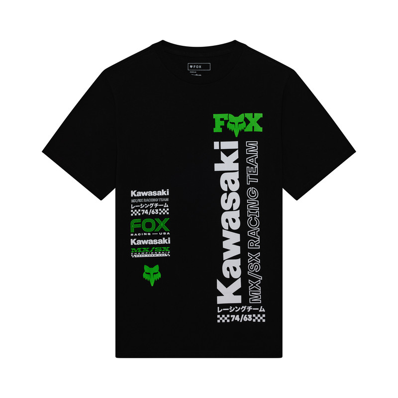 T-SHIRT FOX KAWASAKI 195 ORGINAL BLACK