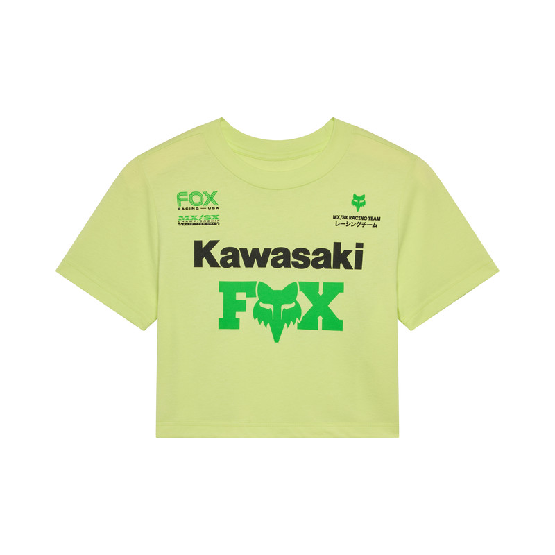 T-SHIRT DAMSKI FOX KAWASAKI BABY TEE LEMON