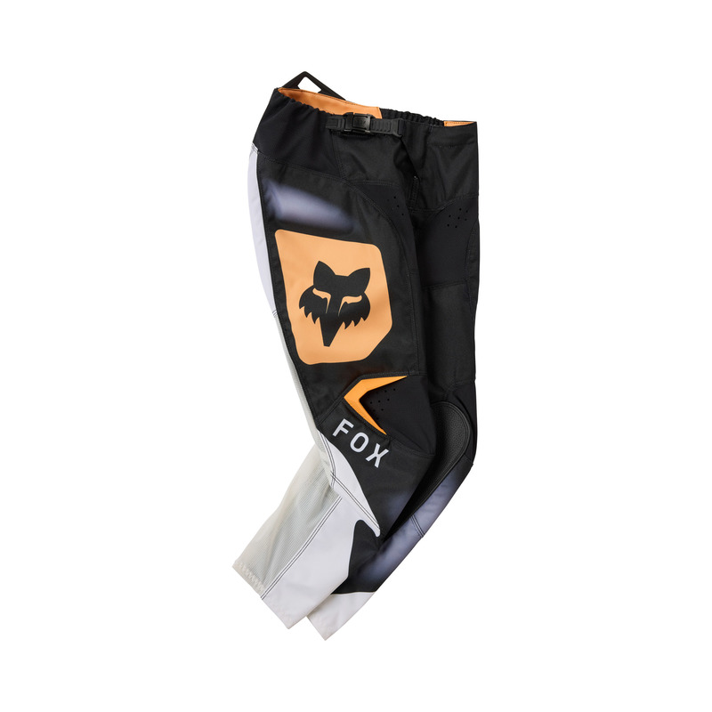 SPODNIE MOTOCYKLOWE JUNIOR FOX 180 NOBLE BLACK WHITE 22