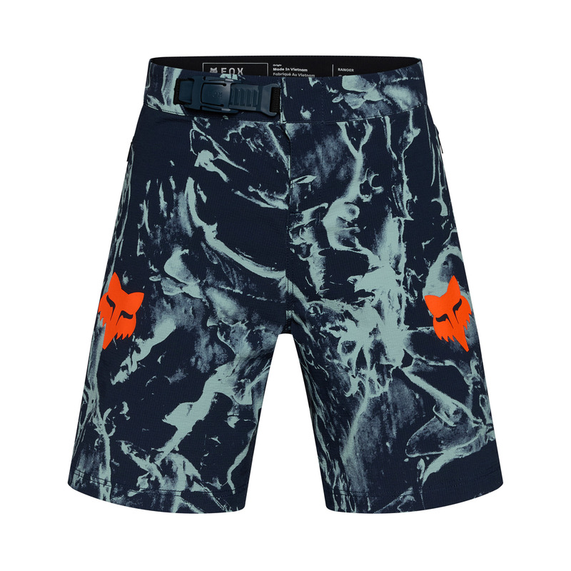 SPODENKI ROWEROWE JUNIOR FOX RANGER IMAGE PRINT ARCTIC BLUE 24