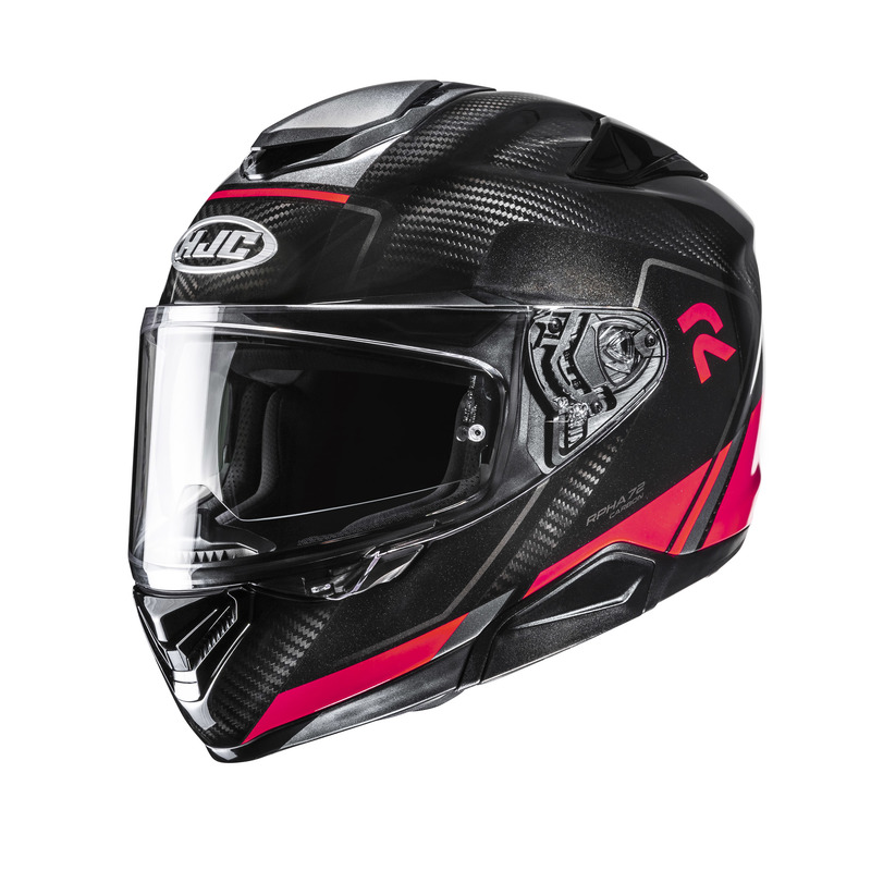 KASK MOTOCYKLOWY HJC RPHA72 CARBON FYNEX RED