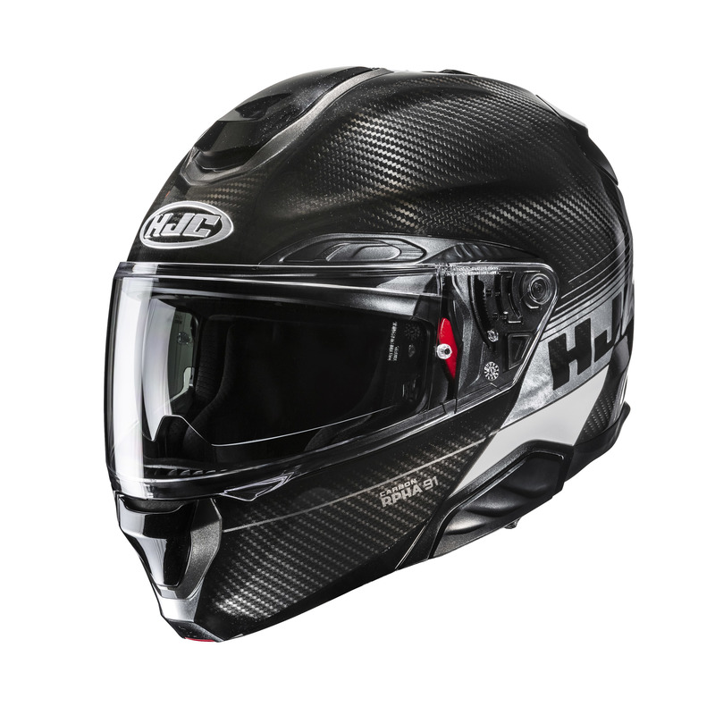 KASK MOTOCYKLOWY HJC RPHA91 CARBON ELIG WHITE