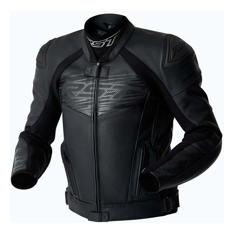 KURTKA MOTOCYKLOWA SKÓRZANA RST TRACTECH EVO D3O BLACK BLACK BLACK XS