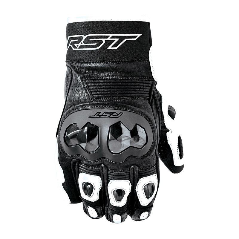 RĘKAWICE MOTOCYKLOWE RST FREESTYLE 3 D3O BLACK WHITE XS