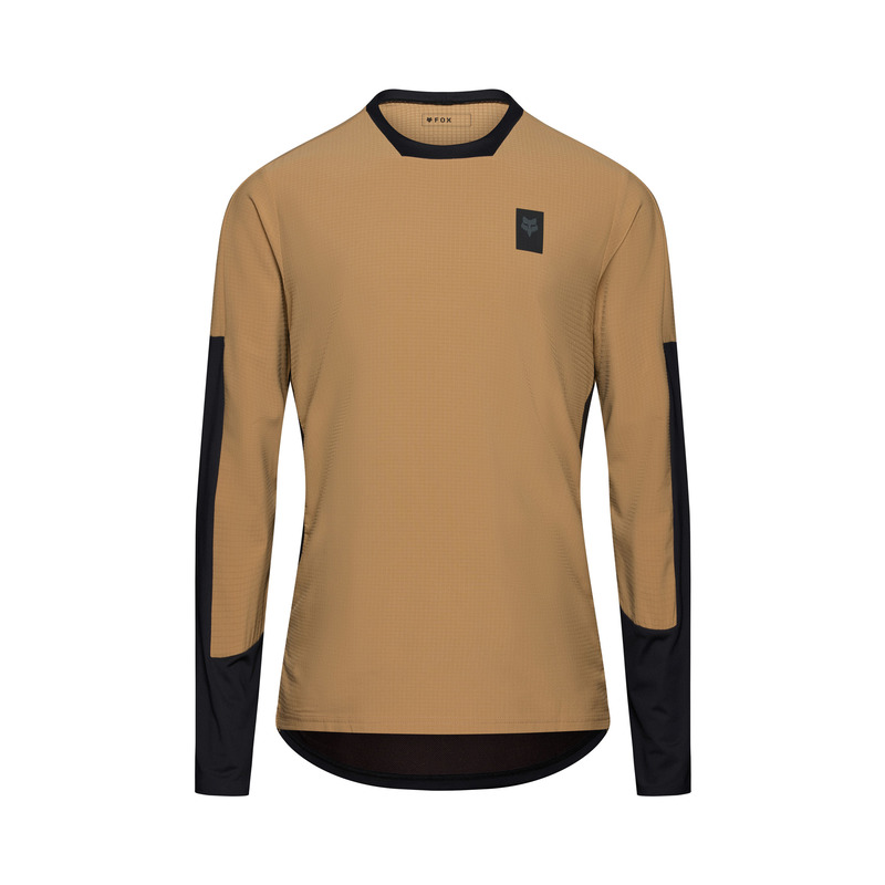 KOSZULKA ROWEROWA Z DŁUGIM RĘKAWEM FOX DEFEND THERMAL BROWN SUGAR