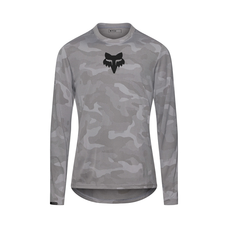 KOSZULKA ROWEROWA Z DŁUGIM RĘKAWEM FOX RANGER TRU DRI LS PEWTER
