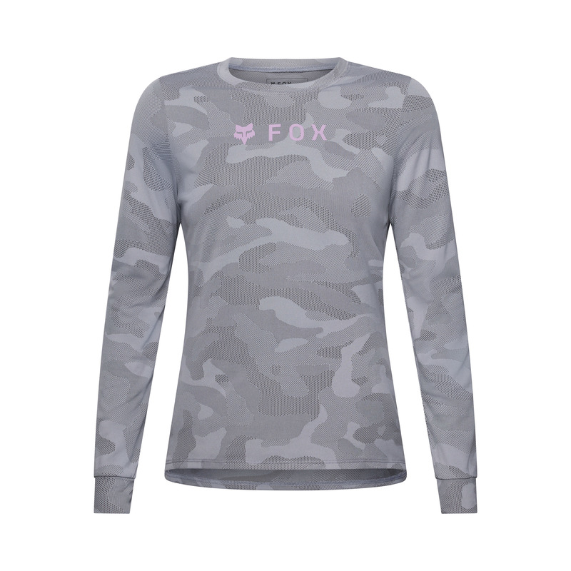 KOSZULKA ROWEROWA Z DŁUGIM RĘKAWEM DAMSKA FOX RANGER TRU DRI LS PEWTER