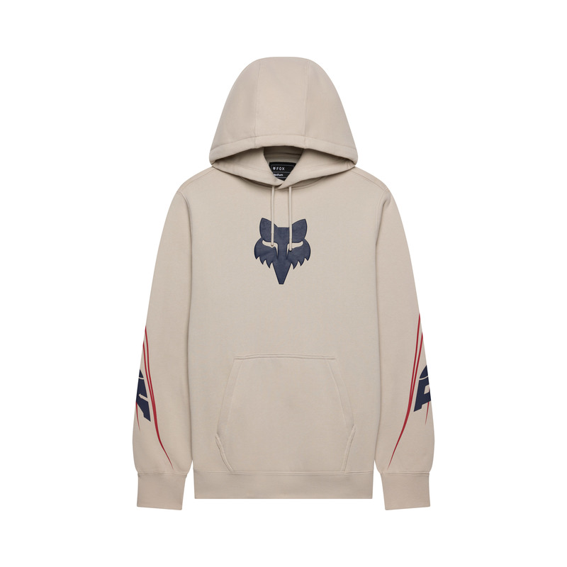 BLUZA Z KAPTUREM FOX APEX FLEECE PO CHALK