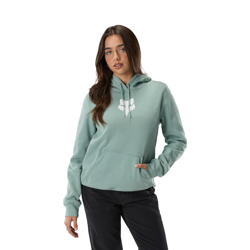 BLUZA Z KAPTUREM DAMSKA FOX HEAD FLEECE PO ARCTIC BLUE