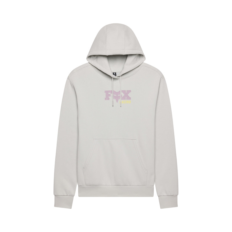 BLUZA Z KAPTUREM DAMSKA FOX SINCE 74 FLEECE PO LIGHT GREY
