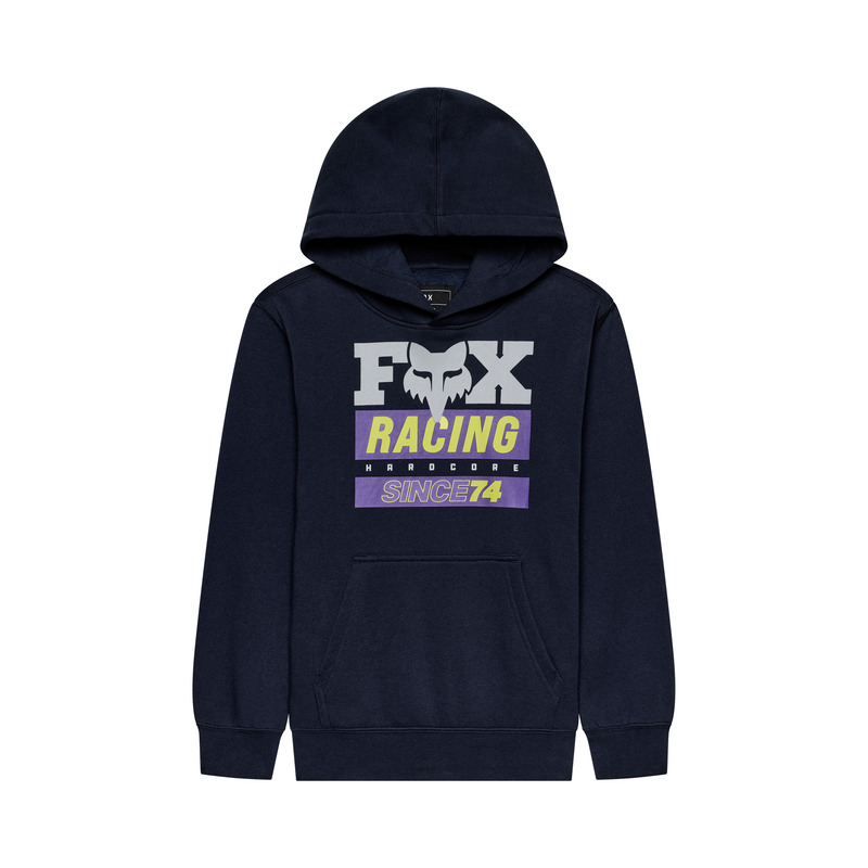 BLUZA Z KAPTUREM JUNIOR FOX SINCE 74 FLEECE PO MIDNIGHT