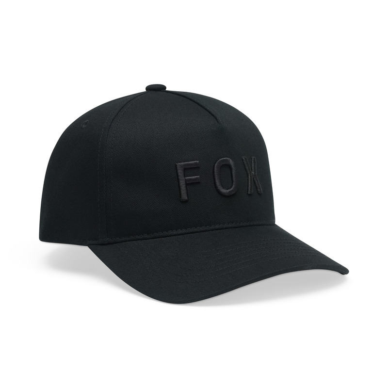 CZAPKA Z DASZKIEM FOX WORDMARK SUBFRAME HAT BLACK
