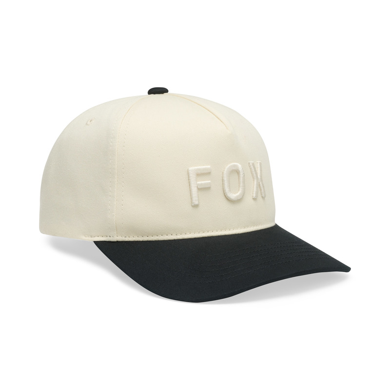 CZAPKA Z DASZKIEM FOX WORDMARK SUBFRAME HAT PEARL WHITE