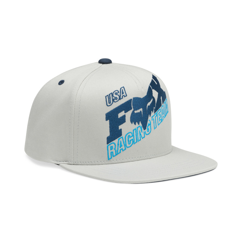 CZAPKA Z DASZKIEM JUNIOR FOX COLDPRESS SNAPBACK LIGHT GREY