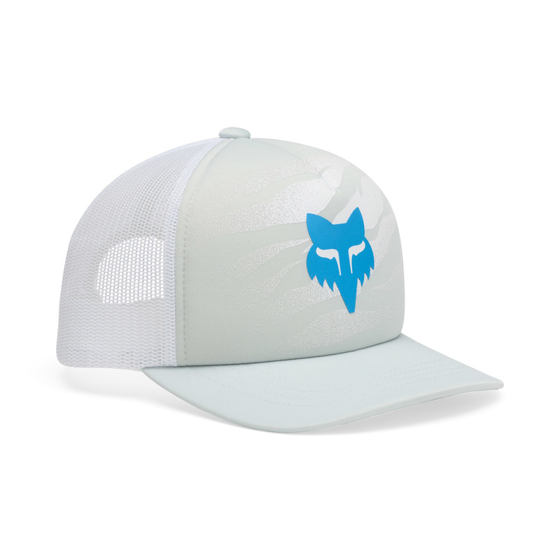 CZAPKA Z DASZKIEM JUNIOR FOX ROOTED MESH TRUCKER LIGHT GREY