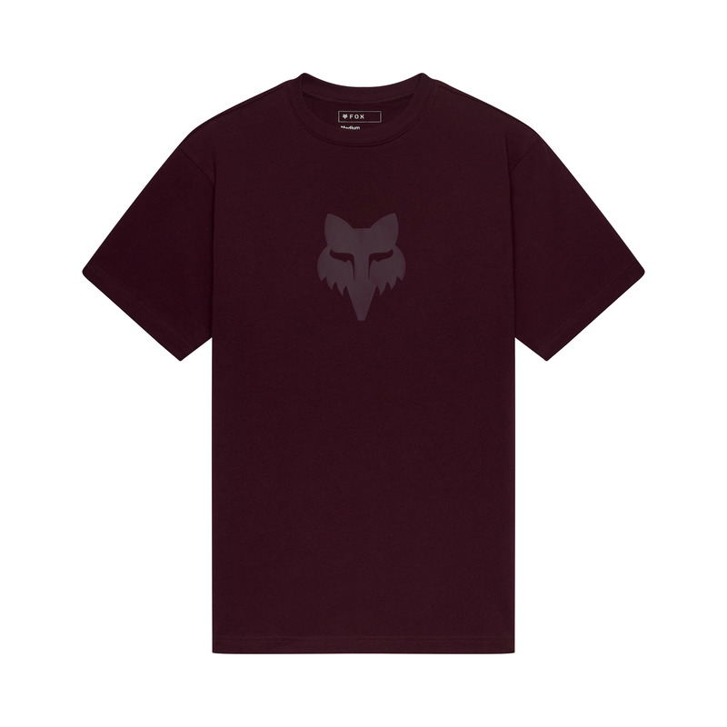 T-SHIRT FOX HEAD HEAVYWEIGHT DARK MAROON