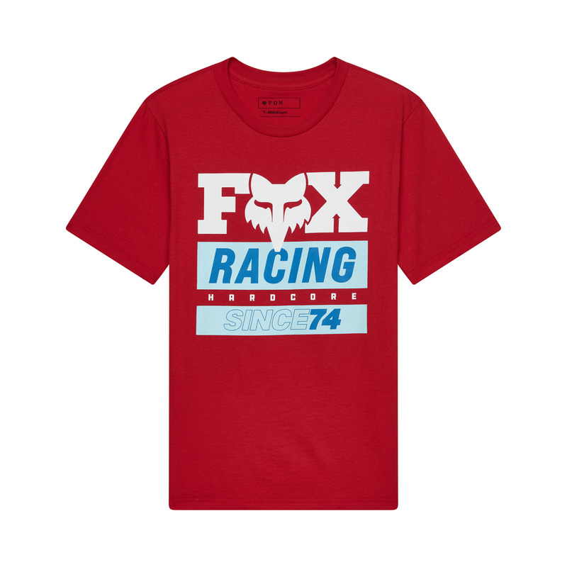 T-SHIRT JUNIOR FOX SINCE 74 TIBETAN RED