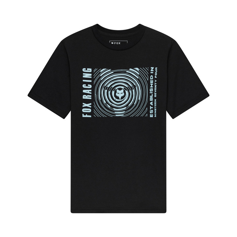 T-SHIRT JUNIOR FOX WARPED ULTRA BLACK