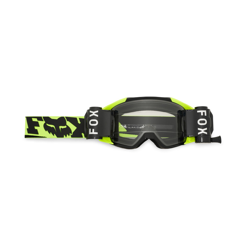 GOGLE MOTOCYKLOWE FOX VUE ROLL-OFF HI VIZ YELLOW