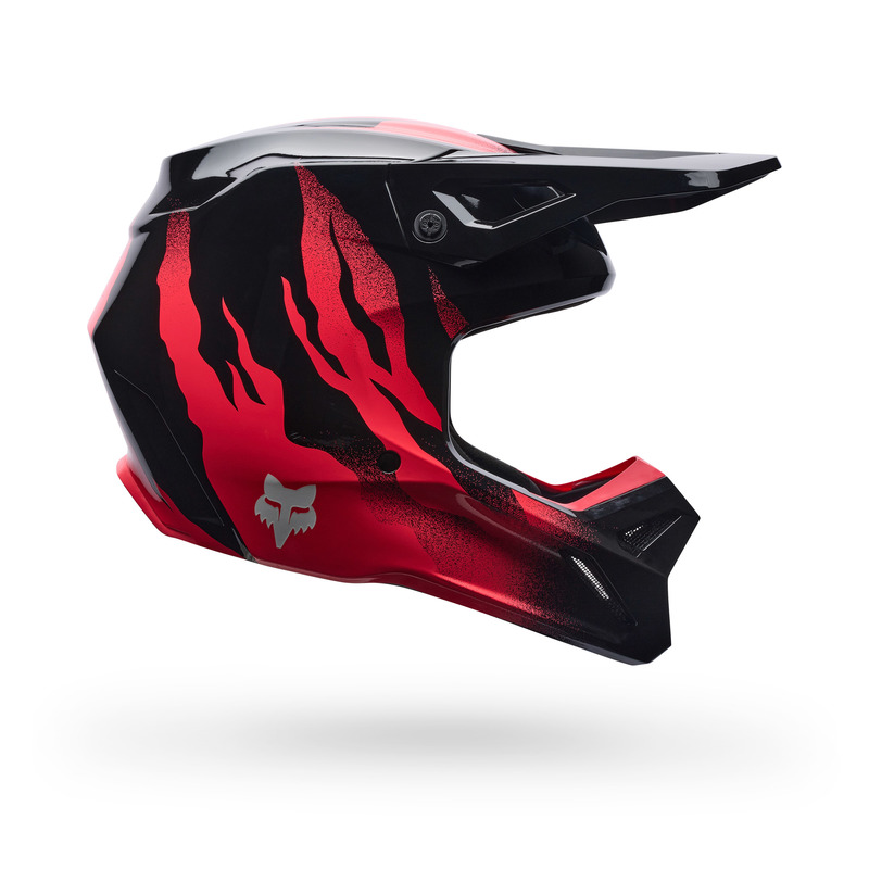 KASK MOTOCYKLOWY FOX V1 CLUTCH NEON PINK