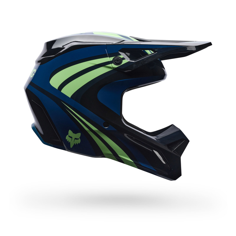KASK MOTOCYKLOWY FOX V1 DRAFT BLACK