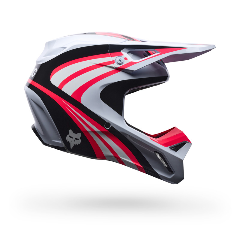 KASK MOTOCYKLOWY FOX V1 DRAFT WHITE