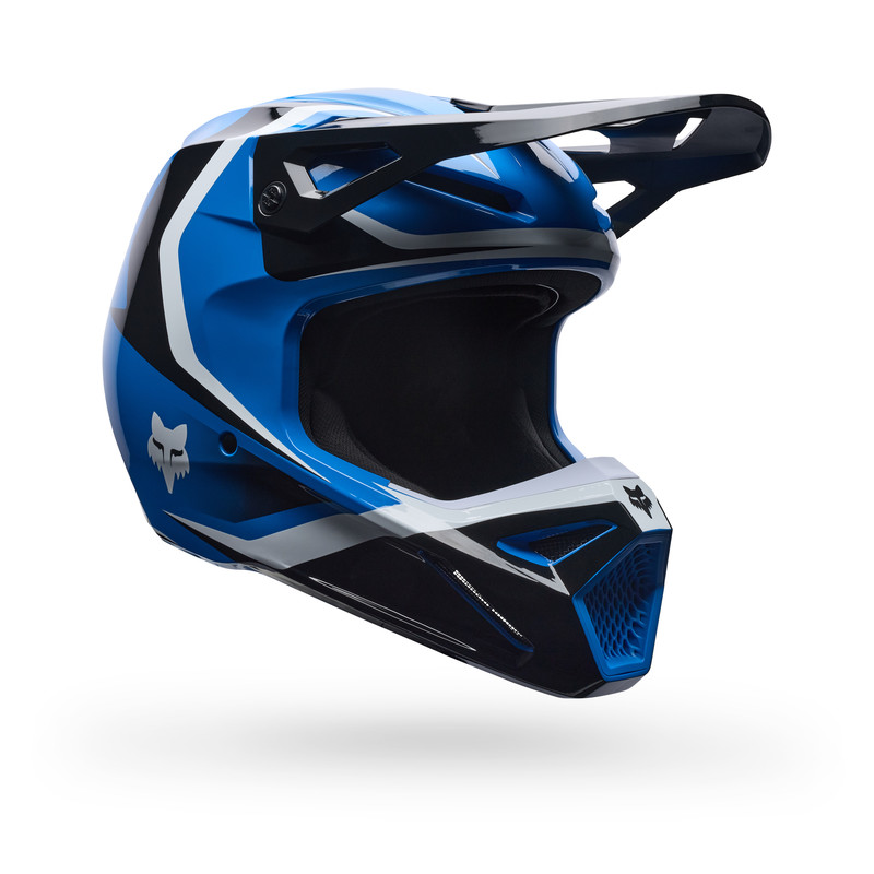 KASK MOTOCYKLOWY FOX V1 FRAME BLUE