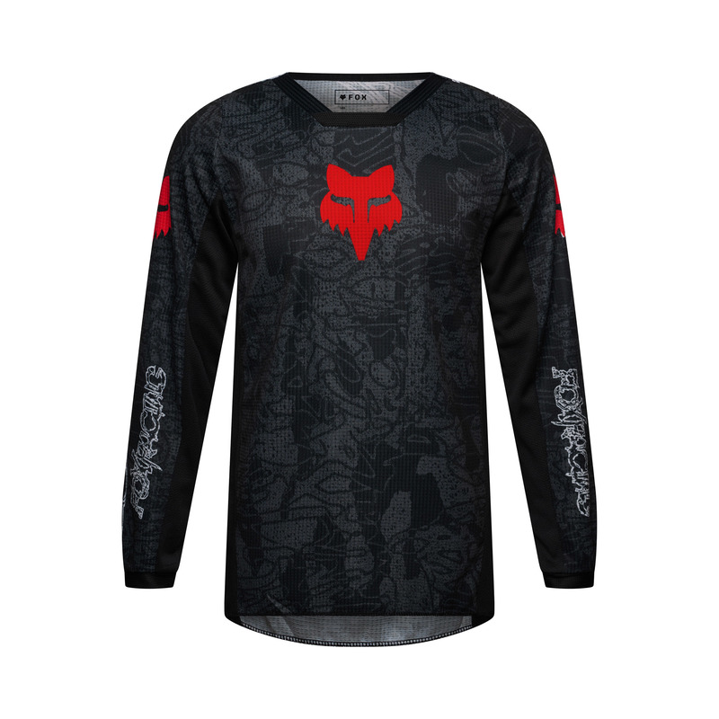 BLUZA MOTOCYKLOWA JUNIOR FOX 180 ABYSS BLACK