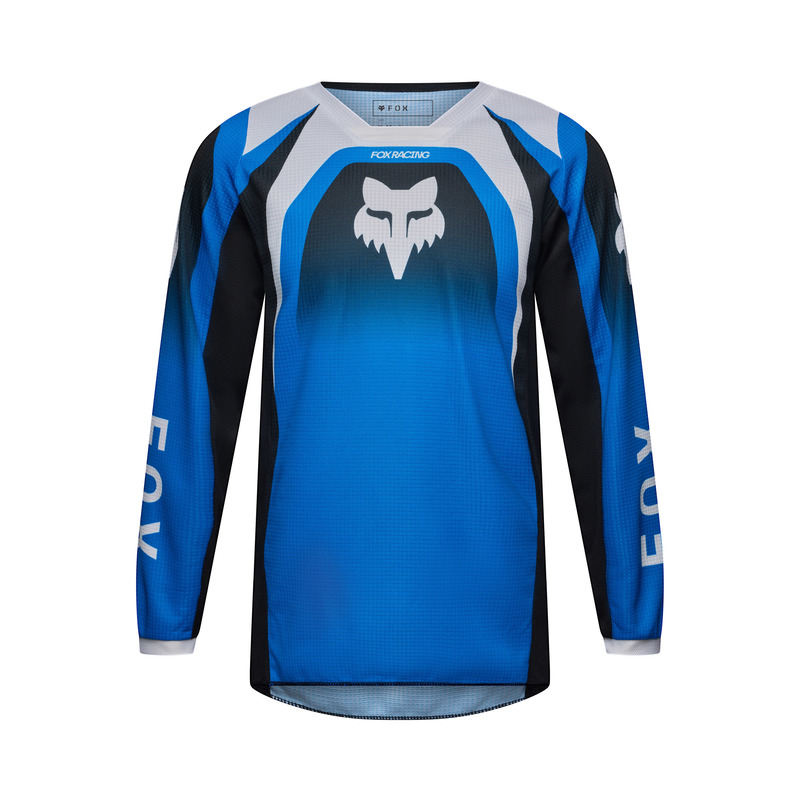 BLUZA MOTOCYKLOWA JUNIOR FOX 180 FRAME BLUE