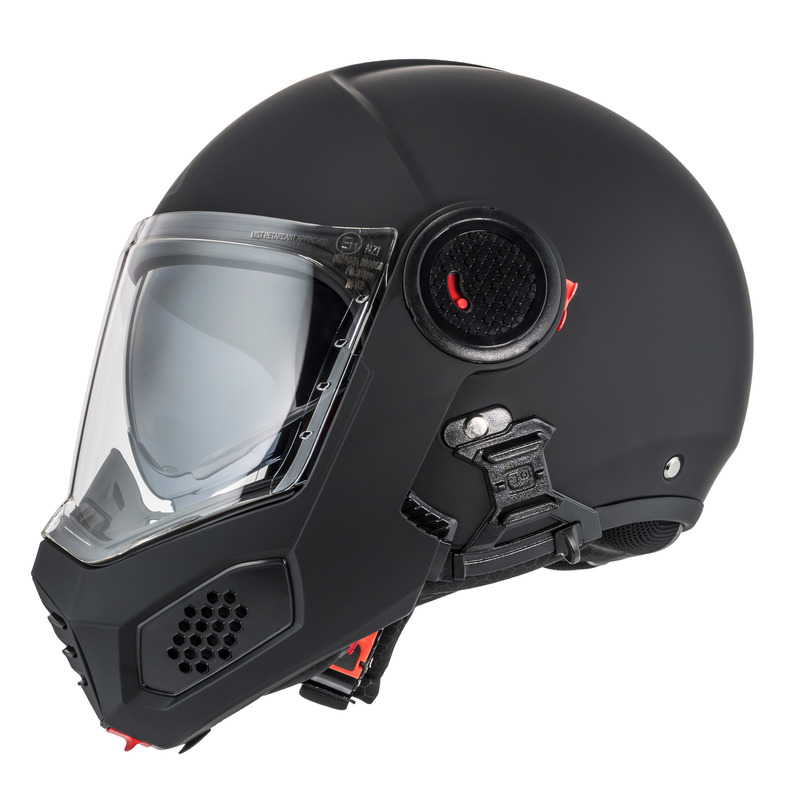 KASK MOTOCYKLOWY NZI MINIMOD DUO MATT BLACK XS