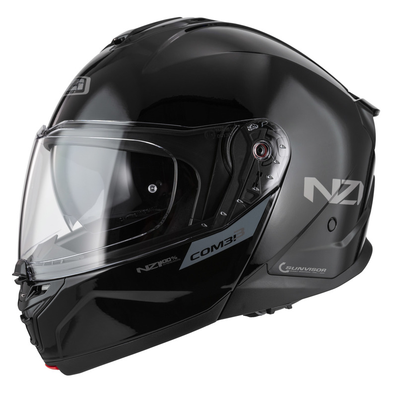 KASK MOTOCYKLOWY NZI COMBI 3 DUO BLACK XS