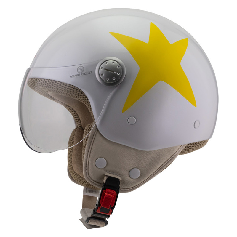 KASK MOTOCYKLOWY NZI PASARELA CONSTELACIÓN AMARILLA XS
