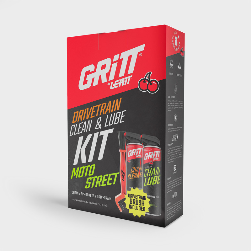 ZESTAW DO CZYSZCZENIA I SMAROWANIA NAPĘDU GRITT BY LEATT DRIVETRAIN KIT MOTO STREET