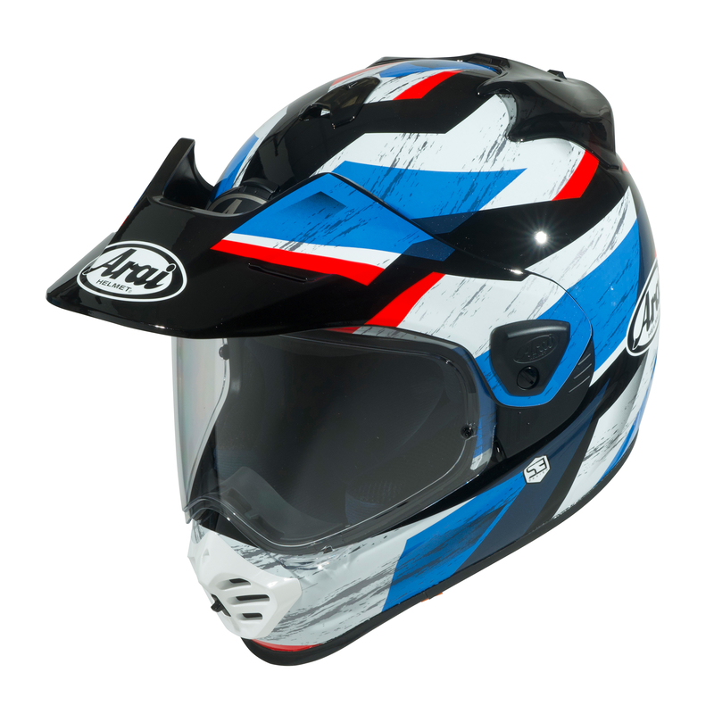 KASK MOTOCYKLOWY ARAI TOUR-X5 ANODIZE TRICO XS