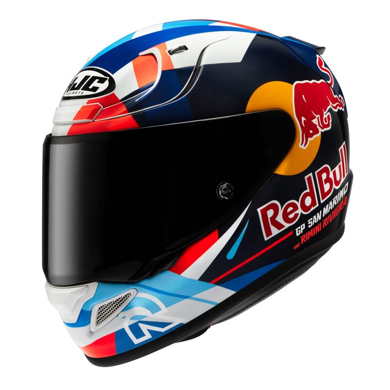 KASK MOTOCYKLOWY HJC RPHA12 RED BULL MISANO GP 2 BLACK RED