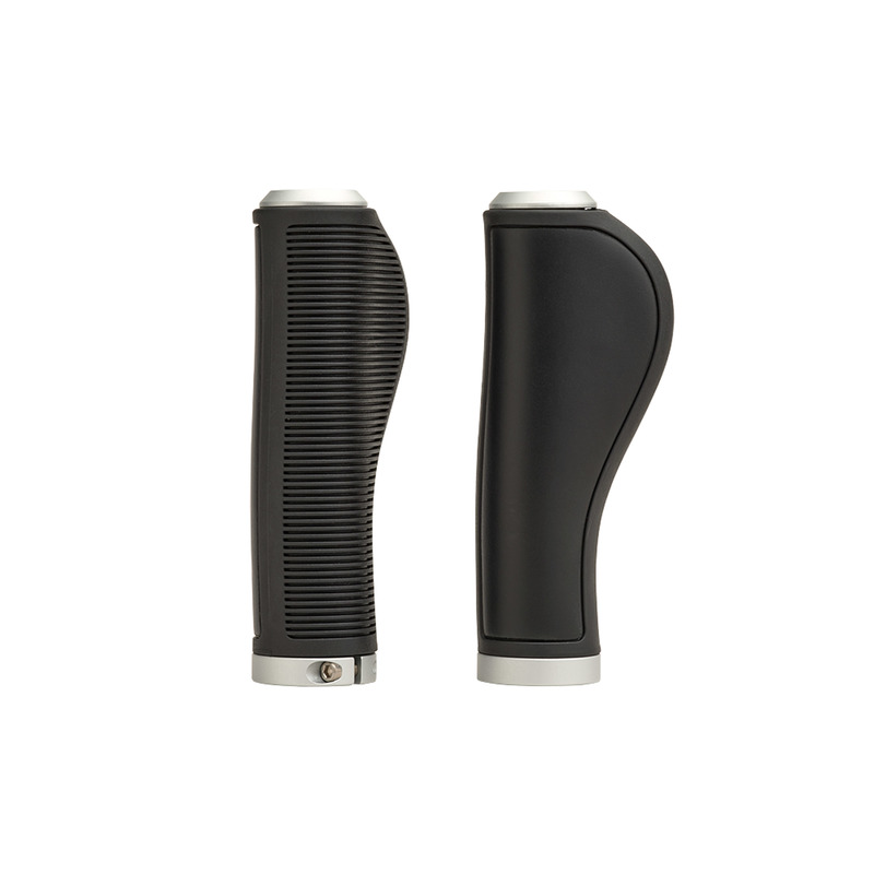 GRIPS BROOKS ERGONOMIC RUBBER GRIP 130/130 BLACK