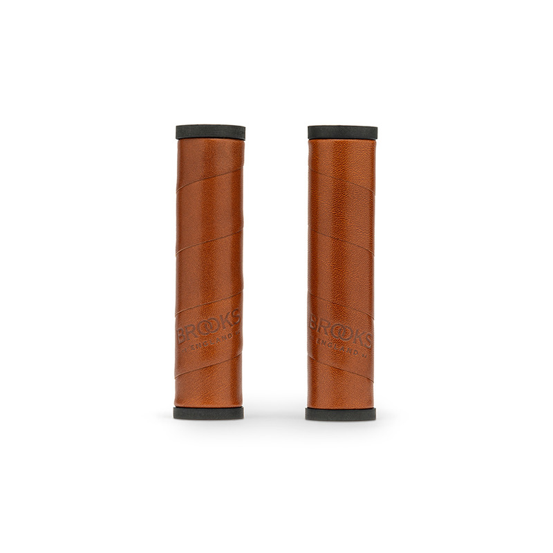 GRIPS BROOKS WILLOW LEATHER GRIP 130/130 HONEY