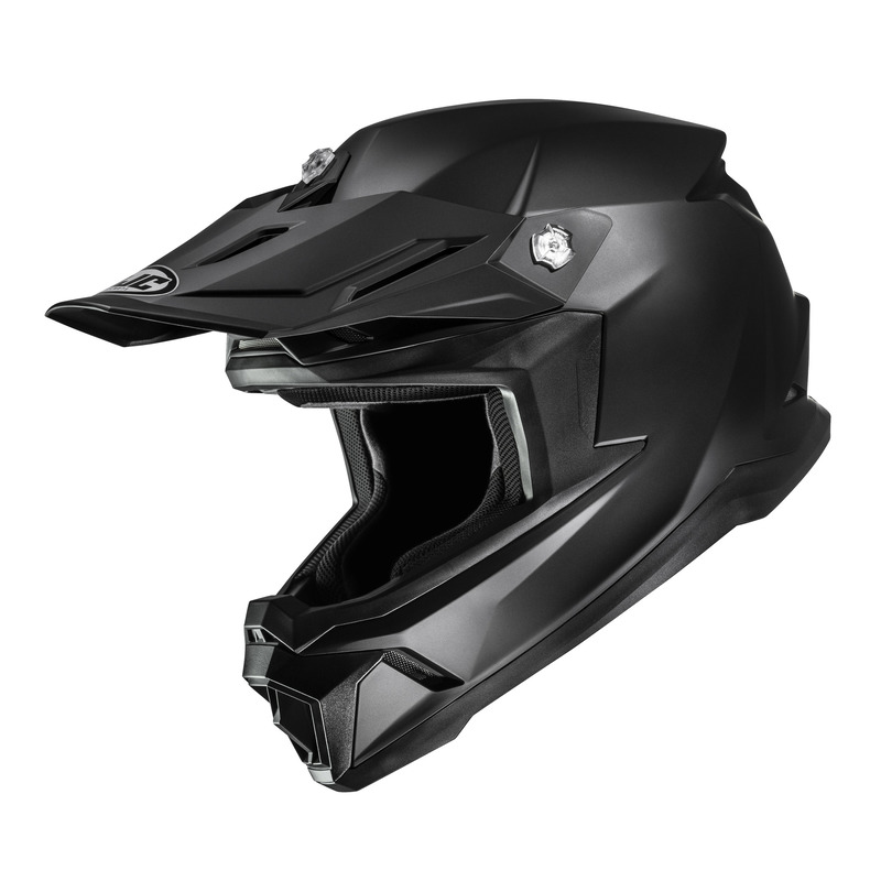 KASK MOTOCYKLOWY JUNIOR HJC Y50 SOLID SEMI FLAT BLACK